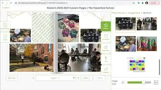 Haverford - Custom Pages in Yearbook