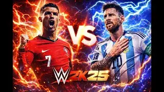 Ronaldo vs Messi | WWE 2k25 Live 🔴 #shorts #shortslive #shortsfeeds #cr7 #messi