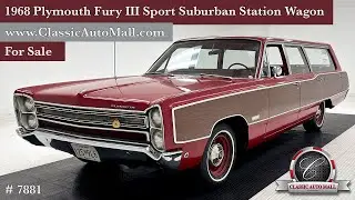 1968 Plymouth Fury III Sport Suburban Station Wagon - Consignments Classic Auto Mall, Morgantown PA