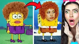 CRAZIEST Spongebob Movie TRANSFORMATIONS EVER! (People MAD)