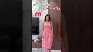 office wear kurtaset | trendy & budget friendly #kurtaset #outfit #myntra #shorts