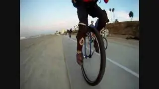 Long Beach Marathon 2011 - on a 36er UNICYCLE!