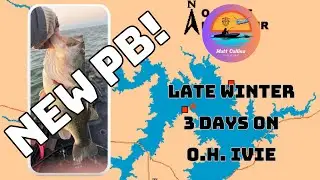 Fishing O. H. Ivie (3 Days in February) - New PB!