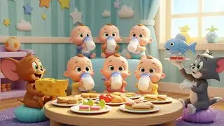 Mini Babies with Tom and Jerry 🍼🐱🐭 | Funny 3D Cartoon Story for Kids