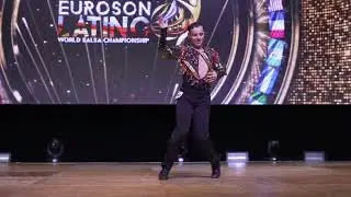 Euroson Latino World Salsa Championship 2025  2 do Lugar Profesional. Nahuel &Aacute;lvarez Ruiz 