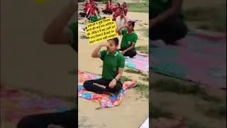 #school #school activity #yoga class🙂🙏🎉