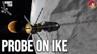 Flying with time delay on Ike - KSP Remote Tech Let's Play