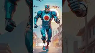 Aoi Ronin - Ginger Blaze - Les't play! #superhero #japanese  #japan