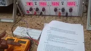 Forward and Reverse Bias Characteristics of LED