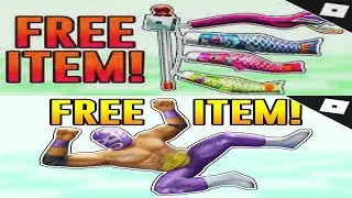 HOW TO GET FREE LUCHADOR CHAMPION & KOI FLAG ITEM! | ROBLOX ACCESSORIES | (ROBLOX)