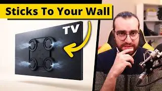 A Magical Wireless TV That Sticks To Walls