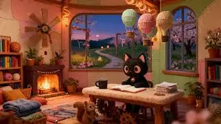 You’re stronger than you think. 🌌 Chill Jazzhop Beats 🎧 to help you focus & relax with Loki Cat 🐾