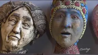 Seattle ceramic artist George Rodriquez, makes bigger than life figures