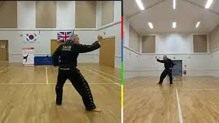 Pattern Joong Gun Tul 4th Kup (ITC) Blue belt