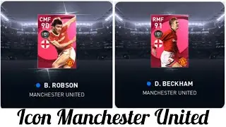 TRICK TO GET ICONIC FROM MANCHESTER UNITED IN PES 2021 B.ROBSON AND D.BECKHAM