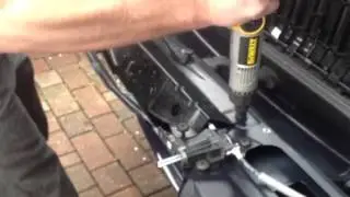 Removal of rear tailgate catch on bmw x5 e70 2009