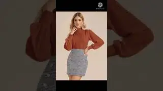 Mini skirt with top/// Beautiful mini skirt with top for girls #shorts