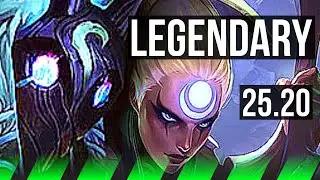 KINDRED vs DIANA (JGL) | 19/2/7, Legendary | EUW Master | 25.20