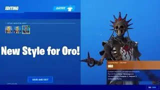 NEW Oro Style - 12.50 - Skin Review & Gameplay - Fortnite - Watch Before Buying!
