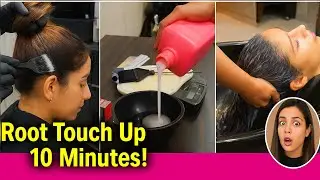 10 मिनट में करें Root Touch Up | DIY Root Touch Up |  Root Touch Up at Home Step-by-Step Guide #hair