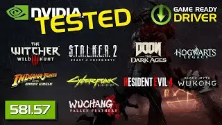 NVIDIA DRIVER 581.57 TEST (vs 581.42 & 581.29) &ndash; RTX 5080