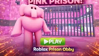 ELLY’S PRISON RUN! 😱 Escape the Pink Prison Obby