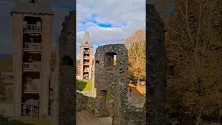 🇩🇪Autumn Magic Through Frankenstein Castle Windows 🍂🏰 #germany #Frankenstein #halloween