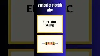 symbol of electric wire #shortsfeed #shorts    #physics #symbols