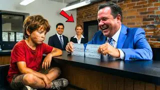 Um gerente de banco humilhou um menino sujo… sem saber que ele era o dono milionário