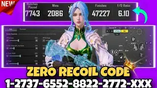 BGMI NEW UPDATE SENSITIVITY SETTINGS GYRO/NON GYRO ALL TYPE DEVICES BGMI/PUBG MOBILE NEW CODE