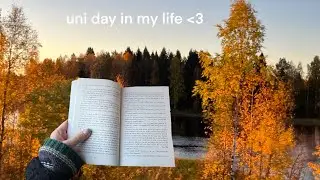uni day in my life - fall is here!!