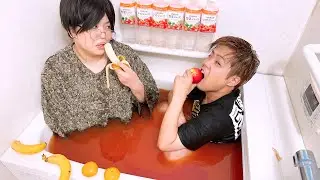 【釣りなし】 母親ともふもふ家に不法侵入し、トマト風呂を作り、警察になりました。