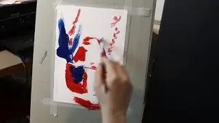Johnny Depp Upside down painting
