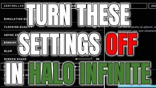 Halo Infinite Settings to Turn OFF for Competitive and Ranked