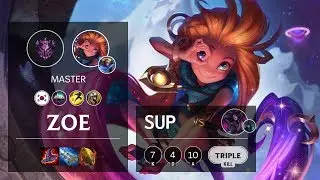 Zoe Support vs Morgana - KR Master Patch 10.8