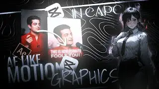 AE like MOTION GRAPHICS in CAPCUT | #tutorial  #capcuttutorial