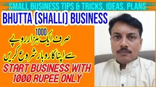 BHUTTA - CORN - Makai ki Shalli Ka Business - مکئی کی چھلی کاکاروبار-Small business Idea.