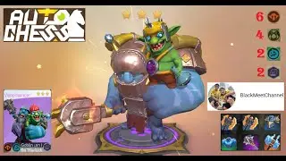 Auto Chess SS24 / 6 Goblin 4 Glacier 2 Kira 2 Warlock ( Venomancer เราก็ตียับๆ )