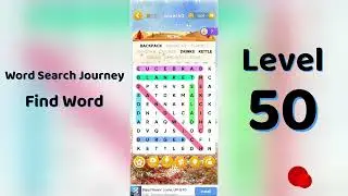 Word Search Journey Level 50 Answers | Find Word 🧩✨ | SolutionGuruji
