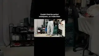 Couldn&rsquo;t find the perfect sweatpants&hellip;so i made them