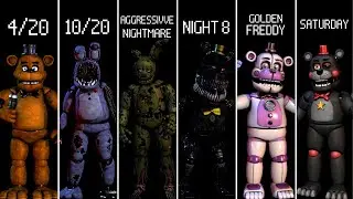 FNaF 1&ndash;6 All Extreme Nights | Ultimate Challenge (Five Nights at Freddy&rsquo;s Compilation)
