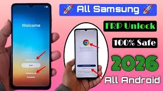 🎯Samsung FRP Bypass 2026 - Latest Working Trick | Android 15-16 | Full FRP Samsung Verify All Step