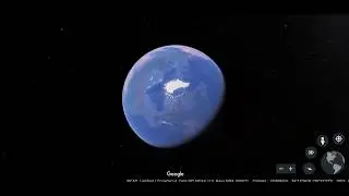 Zooming to a random place in Google Earth ...