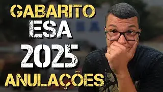 ESA 2025: GABARITO DEFINITIVO SAIU! NOVA ANULA&Ccedil;&Atilde;O EM MATEM&Aacute;TICA 🚨