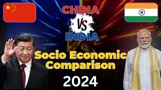 India vs China Social Economic Comparison #rankingchannel #factsvideo #indiavschina