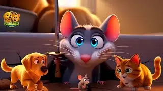 BuddyMilo & Rizo: Rat Race Rampage!| Funny Cat vs Rat Pixar-Style Comedy | Tom & Jerry Vibes 2025 🇮🇳