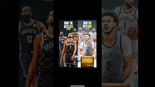 Brooklyn Nets really flipped KD, Kyrie, and Harden into 24 picks #kyrieirving #jamesharden #KD