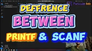 What is the difference between printf and scanf? #codingtutorial #codingskills