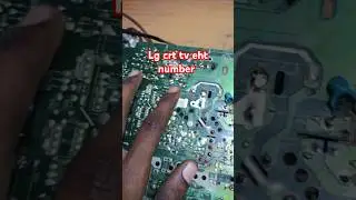 lg crt tv eht number | 6006M EHT number #shorts #crttvrepair #youtubeshorts #automobile