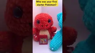 Who was your Generation 1 Starter? #pokemon  #crochet  #amigurumi